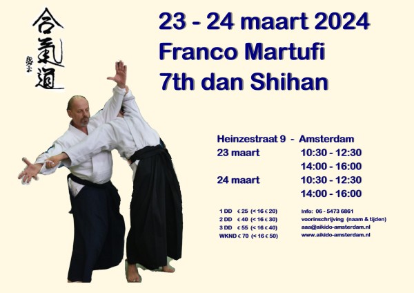 stage Franco Martufi 23-24 maart 2024